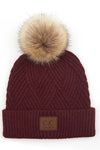 C.C Heather Beanie Pom Hat