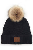 C.C Heather Beanie Pom Hat