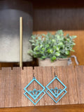 Lotus Laser Cutout Earrings