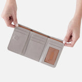 Jill Trifold Wallet in Polished Leather