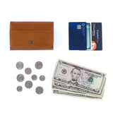 Jill Trifold Wallet in Polished Leather