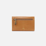 Jill Trifold Wallet in Polished Leather