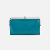 Lauren Clutch Wallet in Polished Leather