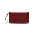 Evolve Wristlet in Polished Leather