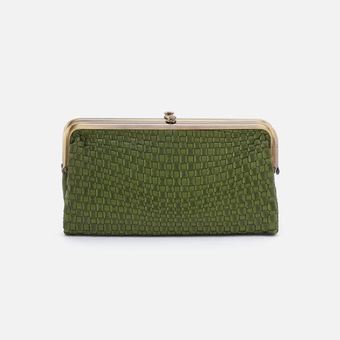 Lauren Clutch-Wallet In Wave Weave Leather